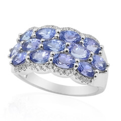 Anello in argento con Tanzanite