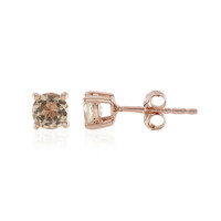 Orecchini in oro con Morganite
