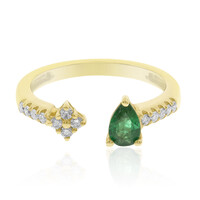 Anello in oro con Smeraldo Zambia