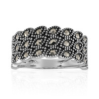 Anello in argento con Marcassite