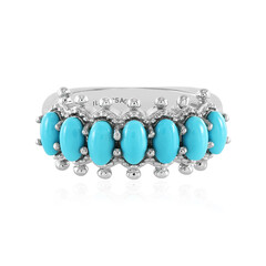 Anello in argento con Turchese Sleeping Beauty (Dallas Prince Designs)