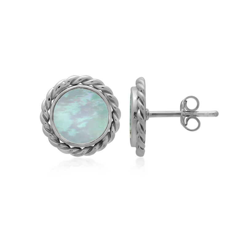 Orecchini in argento con Diaspro Zebrato (Bali Barong)-5185OP