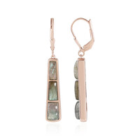 Orecchini in argento con Labradorite Verde Maniry (KM by Juwelo)