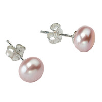 Orecchini in argento con Perla di Acqua Dolce