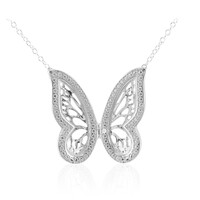 Collana in argento con Diamante I3 (I)