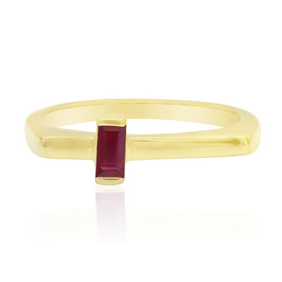 Anello in argento con Rubino del Madagascar