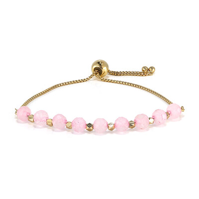 Bracciale in argento con Quarzo Rosa