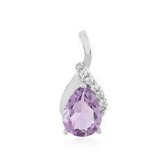 Ciondolo in argento con Ametista Rose de France