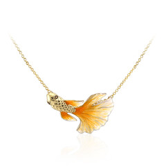 Collana in argento con Quarzo Fumè (TPC)