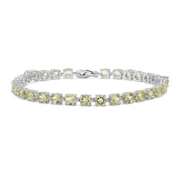 Bracciale in argento con Citrino Limone