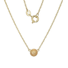 Collana in argento con Citrino (Adela Silber)