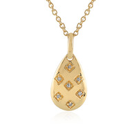 Collana in argento con Diamante I3 (J)