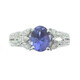 Anello in oro con Tanzanite AAA (CIRARI)