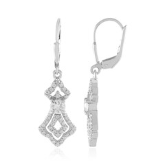 Orecchini in argento con Zaffiro Bianco