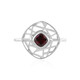 Anello in oro con Rodolite Lampone (Ornaments by de Melo)