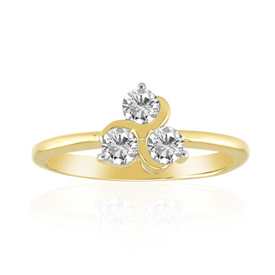 Anello in oro con Diamante VVS1 (G) (Annette)
