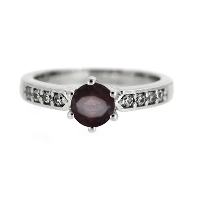 Anello in argento con Rodolite