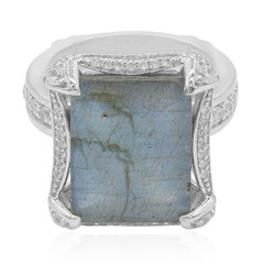 Anello in argento con Labradorite (Dallas Prince Designs)