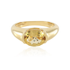 Anello in argento con Berillo Giallo