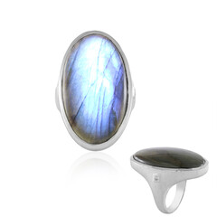Anello in argento con Labradorite