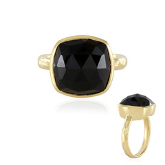 Anello in argento con Onice Nero
