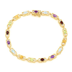 Bracciale in argento con Ametista Zambiana