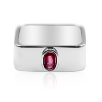Anello in argento con Rubino