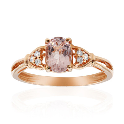 Anello in oro con Morganite AAA (CIRARI)