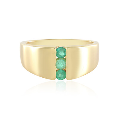 Anello in argento con Smeraldo Russo