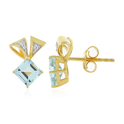 Orecchini in argento con Topazio Blu Cielo