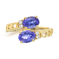 Anello in oro con Tanzanite AAA (CIRARI)