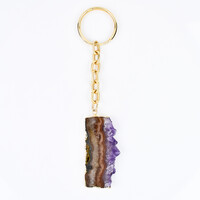 Accessorio in acciaio inossidabile con Ametista