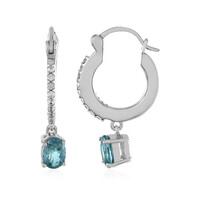 Orecchini in argento con Zircone Ratanakiri