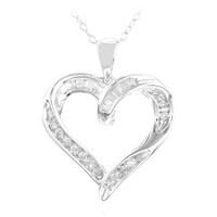 Collana in argento con Diamante