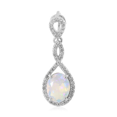 Ciondolo in argento con Opale di Welo