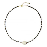 Collana in argento con Crisoprasio Limone