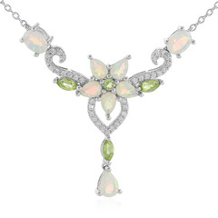 Collana in argento con Opale di Welo