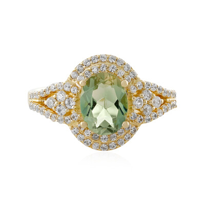 Anello in oro con Pietra del Sole dell'Oregon