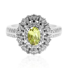 Anello in argento con Granato Mali