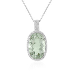 Collana in argento con Ametista Verde