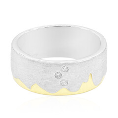 Anello in argento con Diamante I1 (G)
