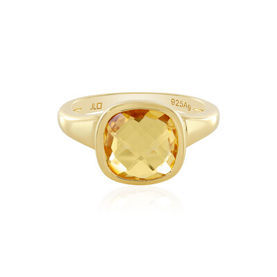 Anello in argento con Citrino