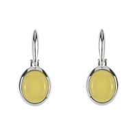 Orecchini in argento con Ambra Baltica