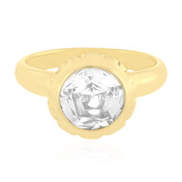 Anello in argento con Topazio Bianco