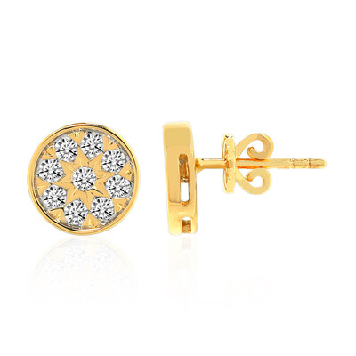 Orecchini in oro con Diamante IF (D) (Annette)