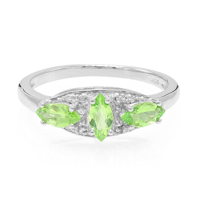 Anello in argento con Granato Merelani