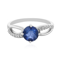 Anello in argento con Fluorite Cangiante