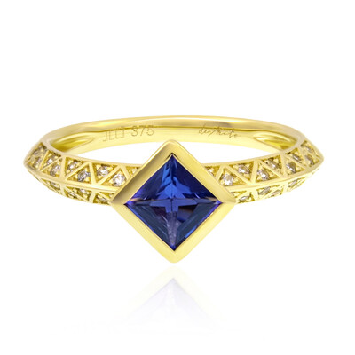 Anello in oro con Tanzanite AAA (de Melo)
