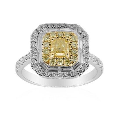 Anello in oro con Diamante Giallo SI2 (CIRARI)