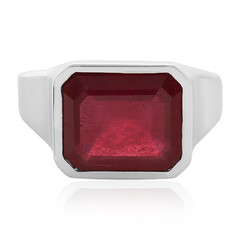 Anello in argento con Rubino del Madagascar